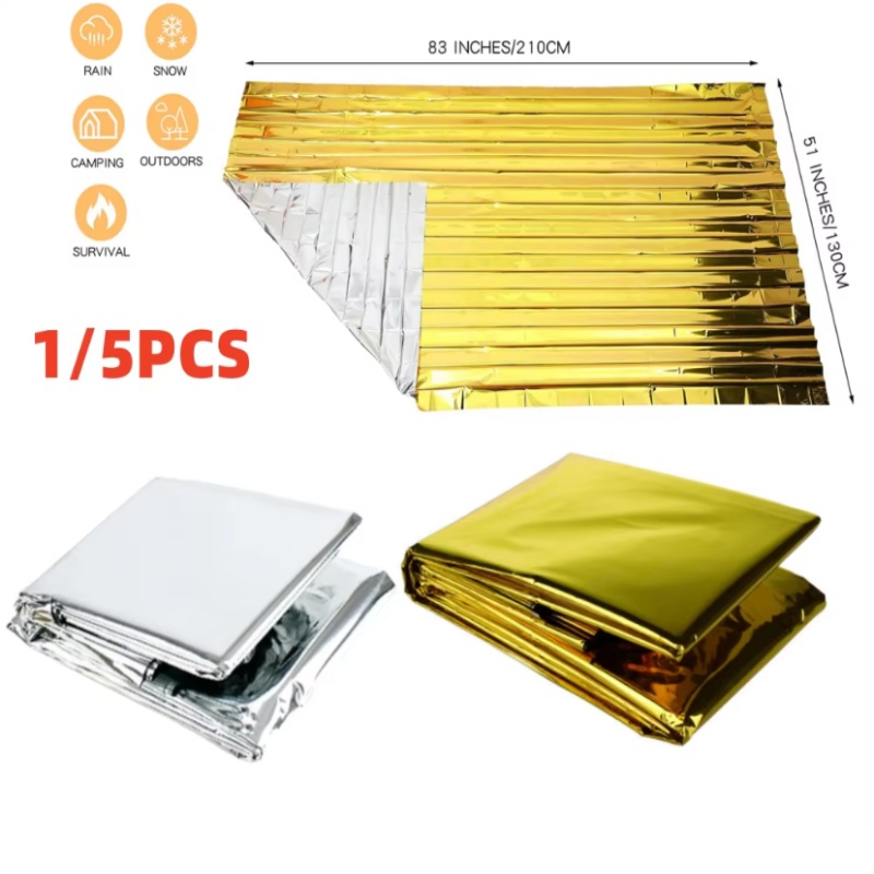 Survival Blanket Reflective - Selimut Darurat Mylar Foil Tahan Banting