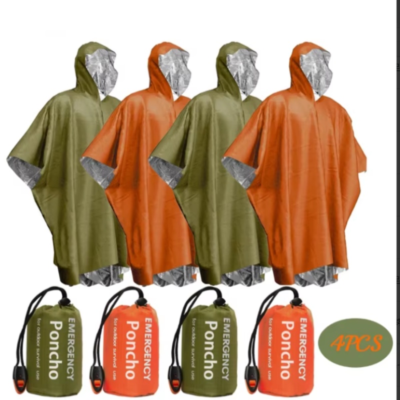 Ponco Darurat Portabel Set 4-P - Survival Blanket Reflective ulasan dan harga